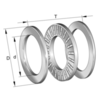 Cylindrical roller thrust bearing 89308-TV